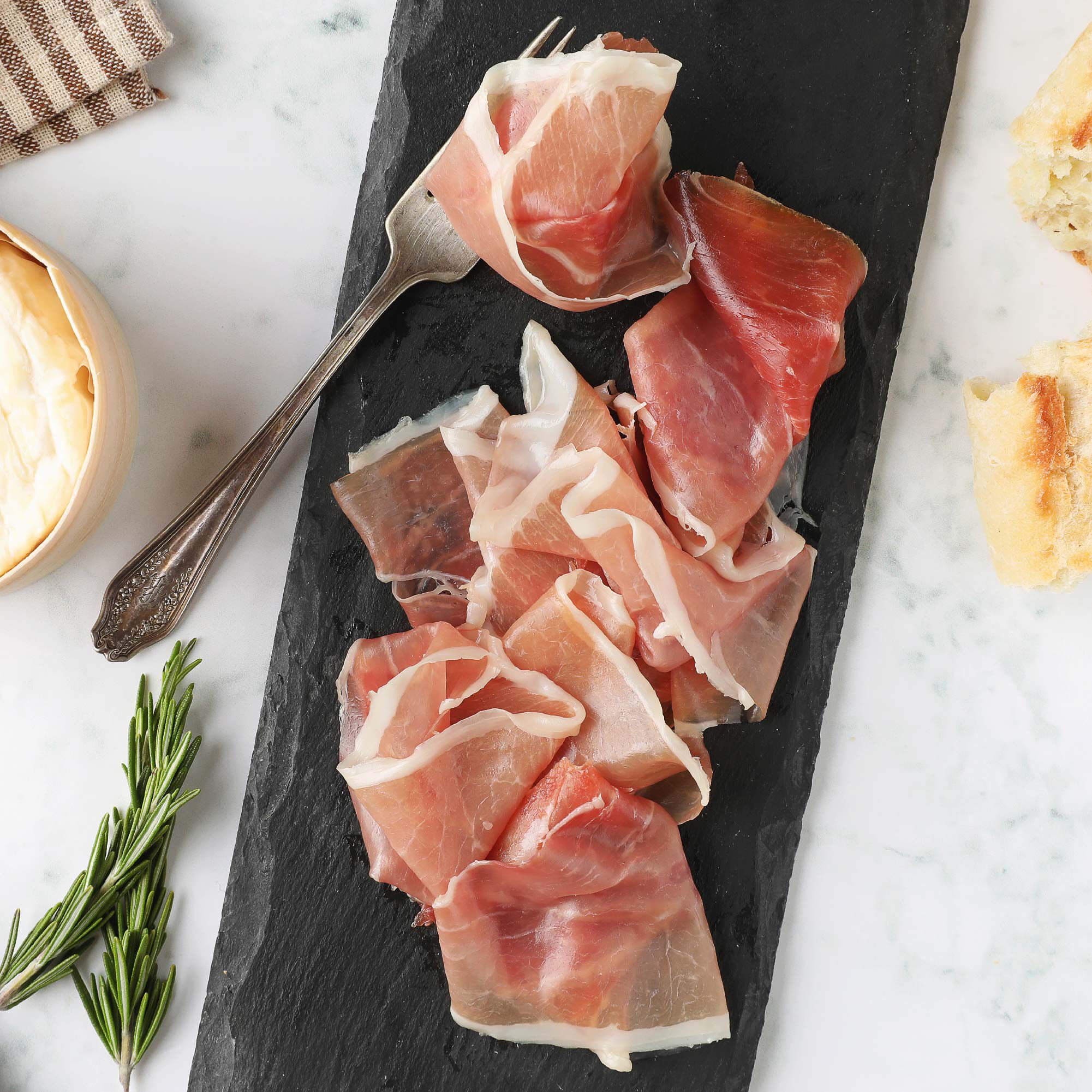 Sliced Jambon de Bayonne, French Prosciutto