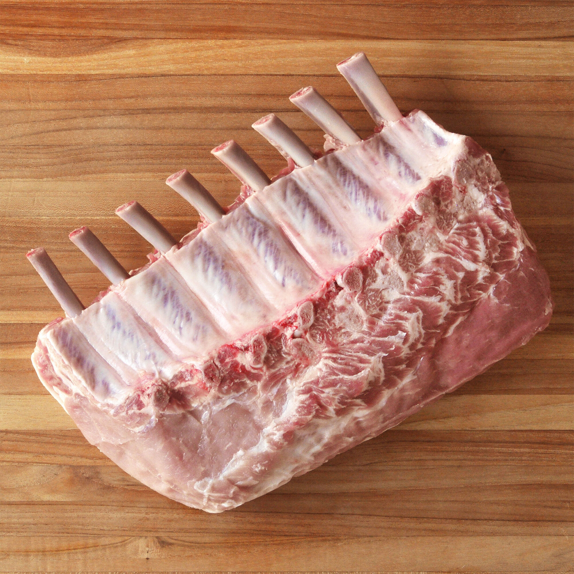 Berkshire Pork Rib Roast (Rack of Pork), Frenched 2 Berkshire Pork Rib Roast (Rack of Pork), Frenched