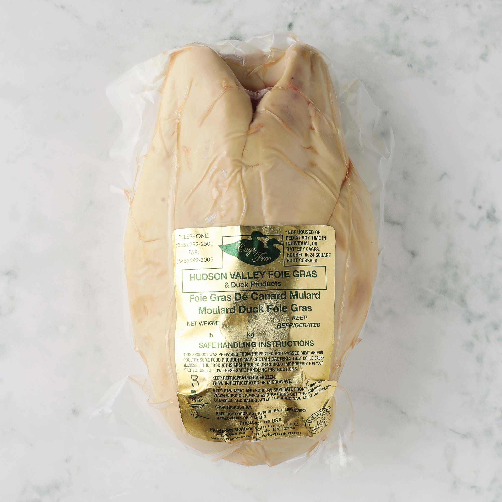Hudson Valley Grade-A Duck Foie Gras