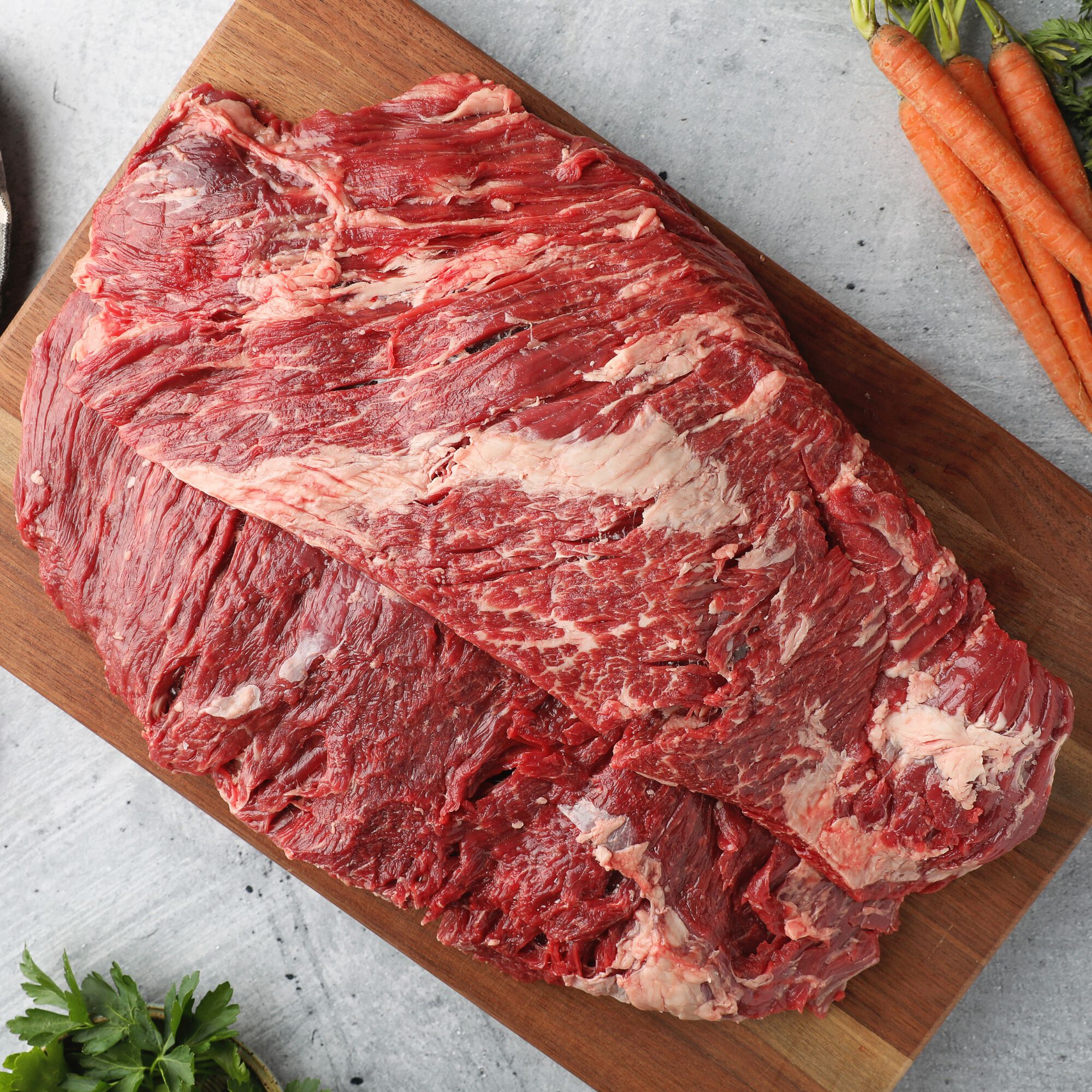 Wagyu Beef Bavette Steak (Sirloin Flap) 2 Wagyu Beef Bavette Steak (Sirloin Flap)