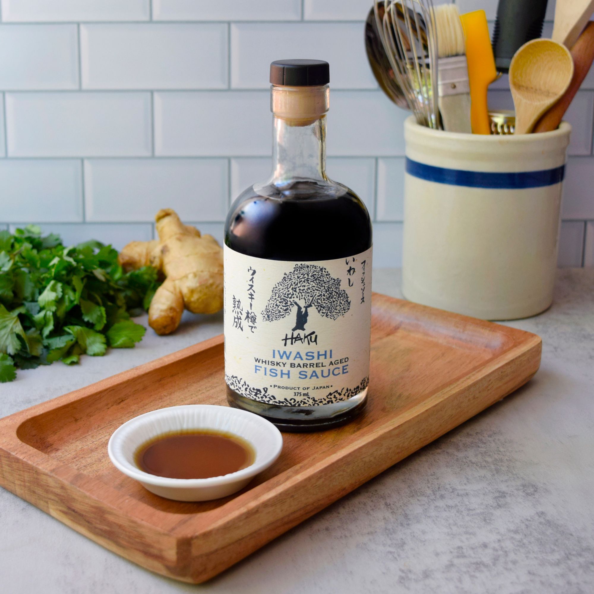 Iwashi Whiskey Barrel Aged Fish Sauce 1 Iwashi Whiskey Barrel Aged Fish Sauce