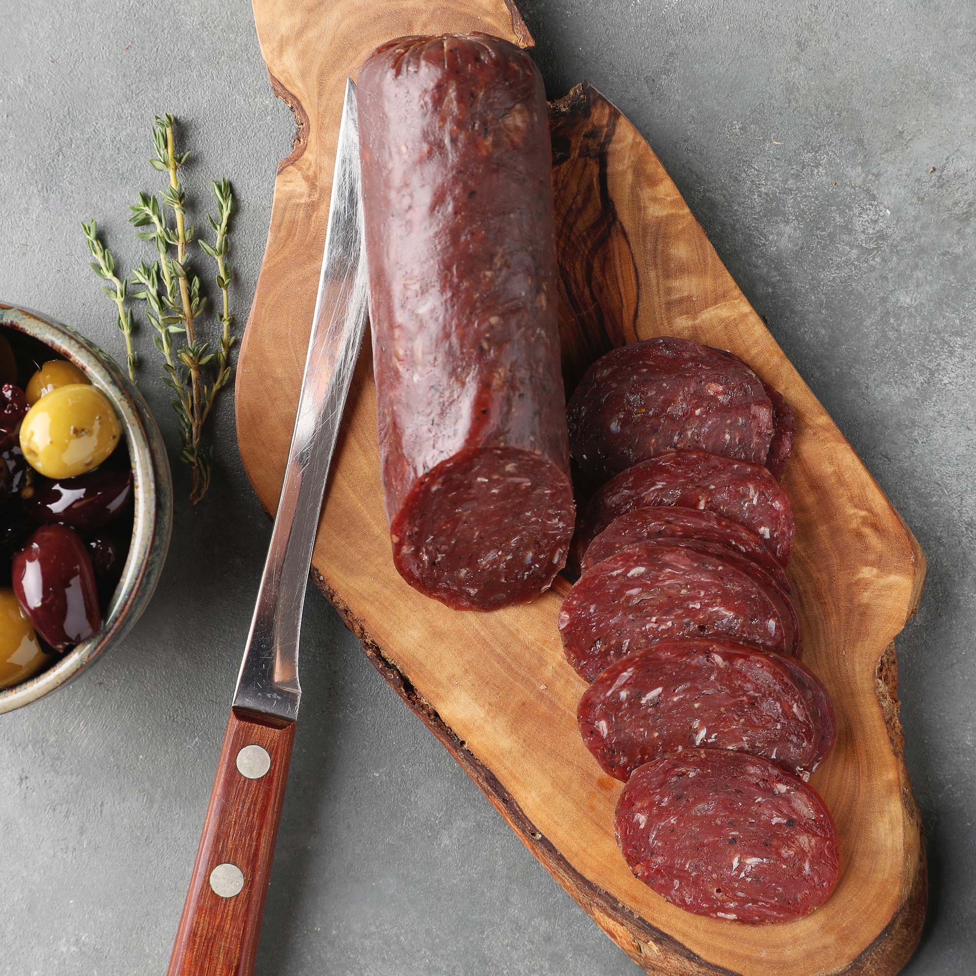 Artisanal Dry-Cured Saucisson Sec, Duck