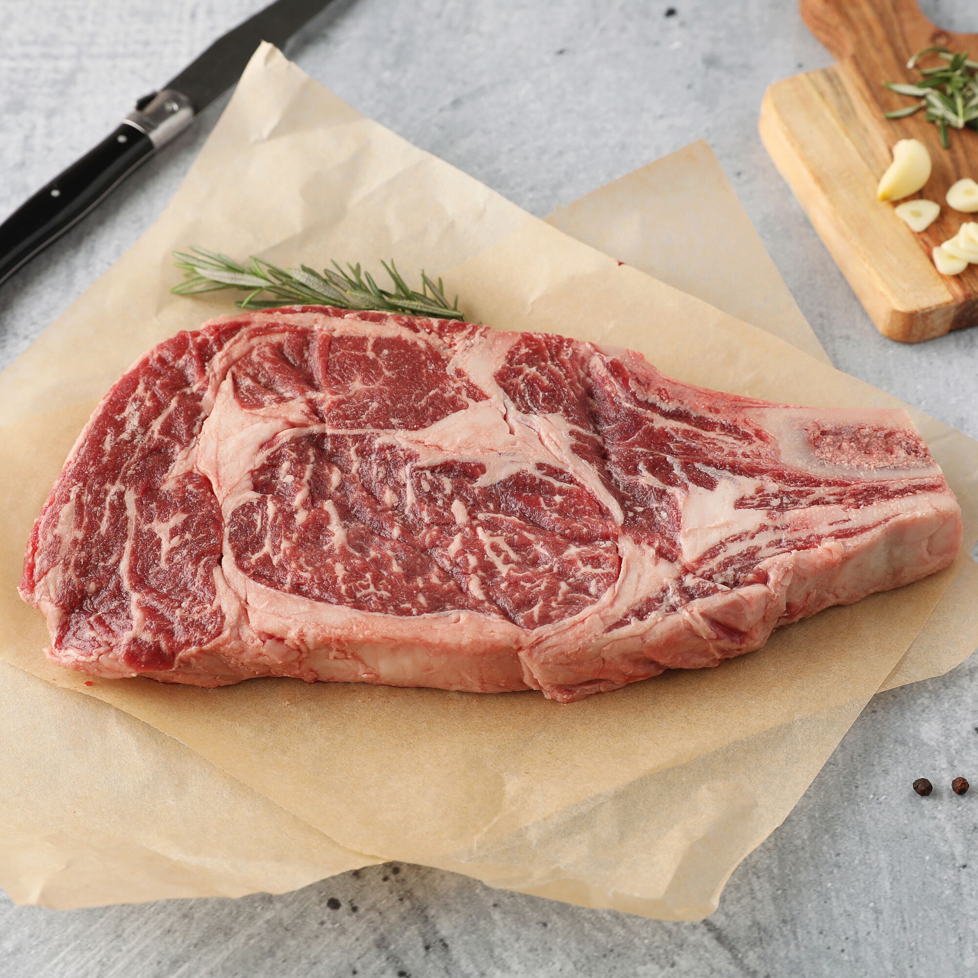 Wagyu Beef Ribeye Steak, Bone-In