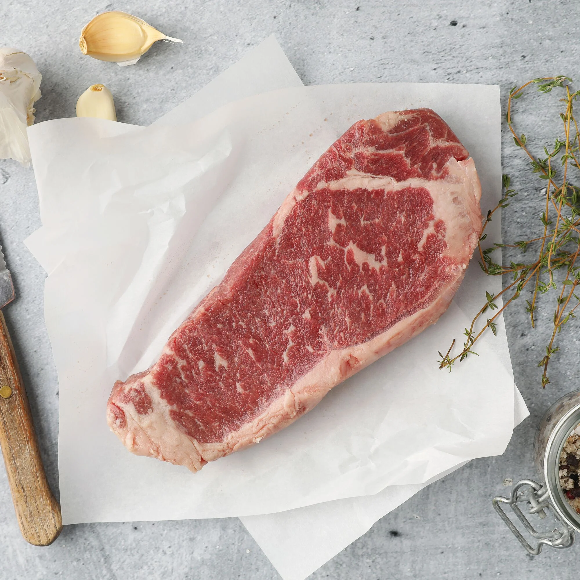 Angus Beef NY Strip Steak, Boneless